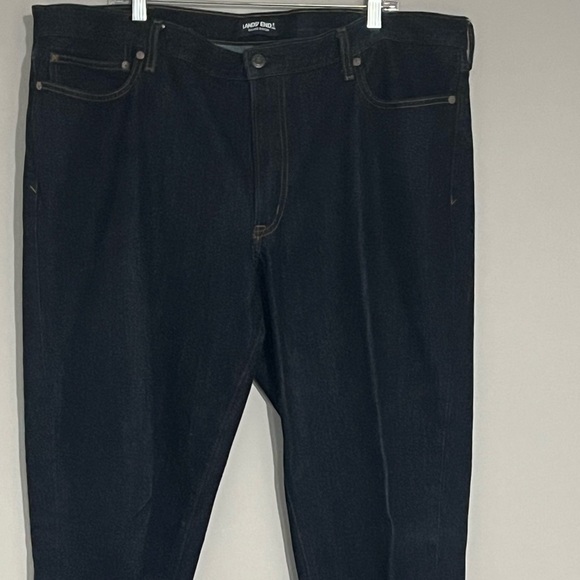 Lands' End Black Relaxed Jeans Full-Length Classic - Picture 6 of 7
